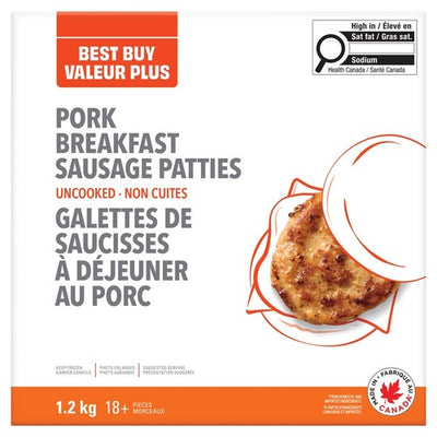 BEST BUY BRKFST SAUSAGE PATTIE [1.2 kg]