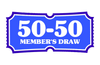 50/50 DRAW TICKETS $2.00