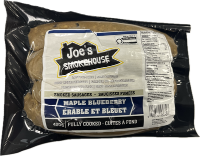 JOE SMKHS MAPLE BLUBRY SAUSAGE [400 g]
