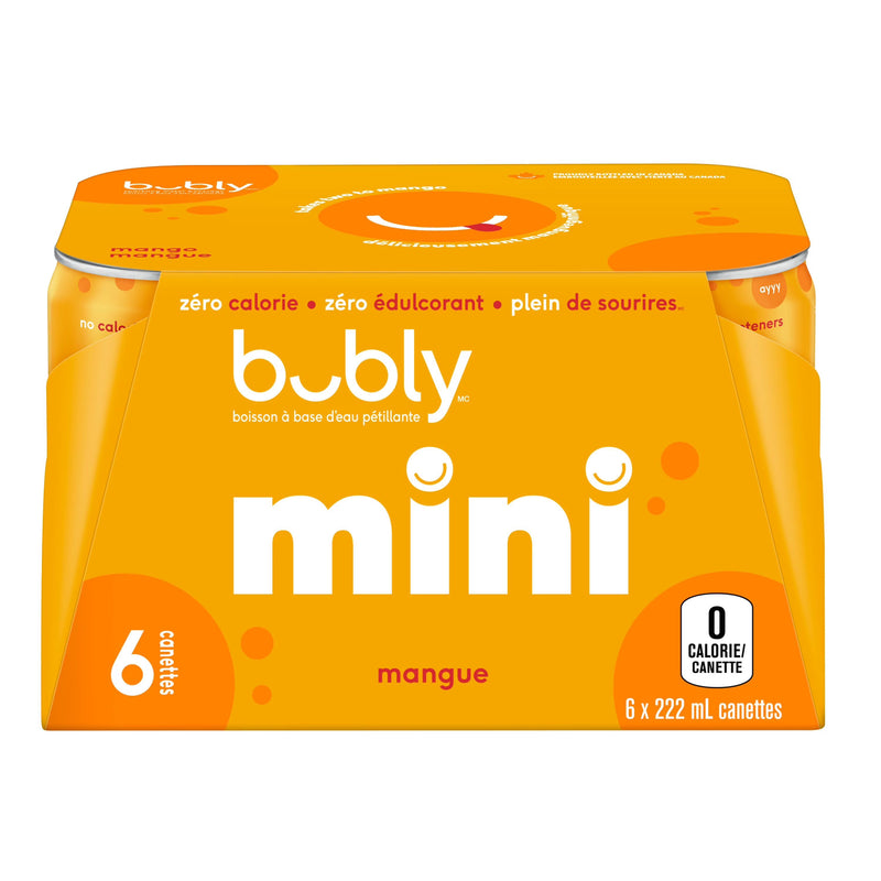 BUBLY MANGO SLEEK CAN 6x222ml [6 ea]