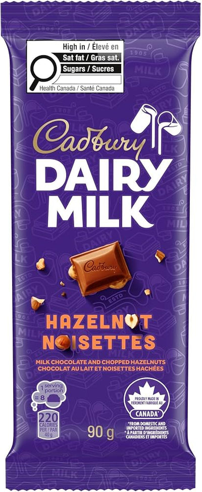 CADBRY HAZELNUT CHOCO BAR [90 g]