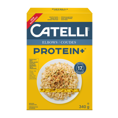 CATELLI PROTEIN+ ELBOW PASTA 340g