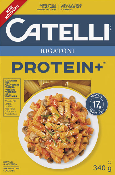 CATELLI PROTEIN RIGATONI PASTA 340g