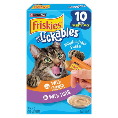 FRISKIES LIL LICKABLES CAT TREATS TUNA & CHICKEN VARIETY PACK 140g