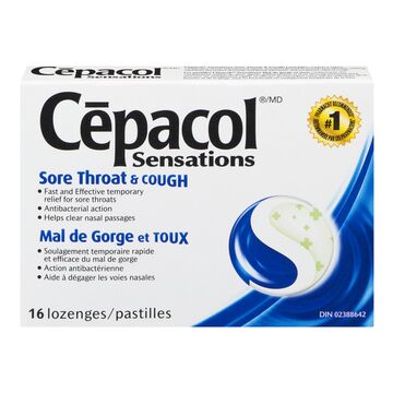 CEPCL SEN LOZ SORE THRT COUGH [16 ea]