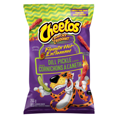 CHEETOS CRUNCHY DILL PICKLE [268 g]