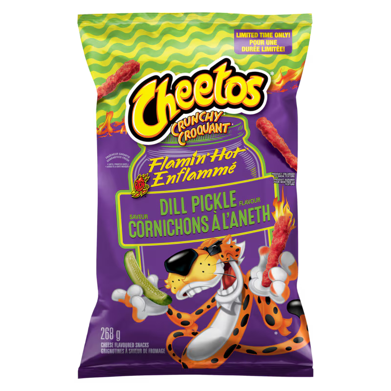CHEETOS CRUNCHY DILL PICKLE [268 g]