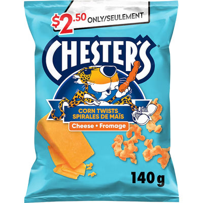 CHESTER CORN TWISTS CHEDDAR [140 g]