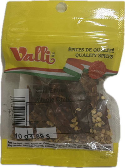 VALLI WHOLE CHILI 10g