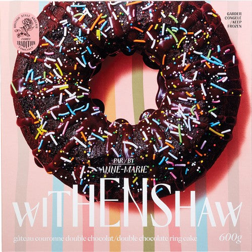 WHITENSHAW DOUBLE CHOCOLATE RING CAKE 600g