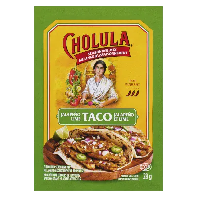 CHOLUBA JALAPENO & LIME HOT TACO SEASONING 28g