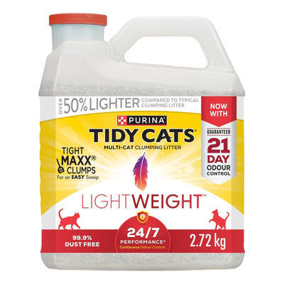 PURINA TIDY CATS 24/7 LIGHTWEIGHT CLUMPING CAT LITTER 2.72kg