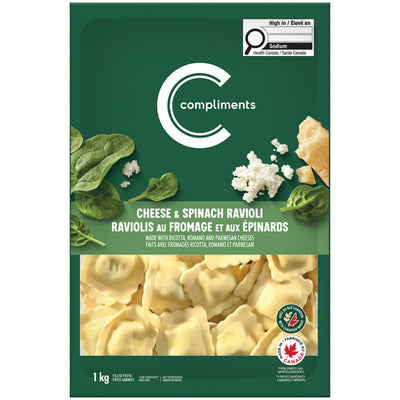 COMP RAVIOLI CHEESE & SPINACH [1 kg]