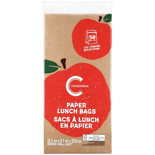 COMP LUNCH BAGS PAPER 50pk [50 ea]