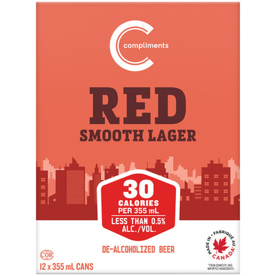 COMP NON ALC BEER RED BREW 12p [12 ea]