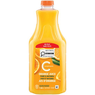 COMP ORNGE JUICE NO PULP 1.36L