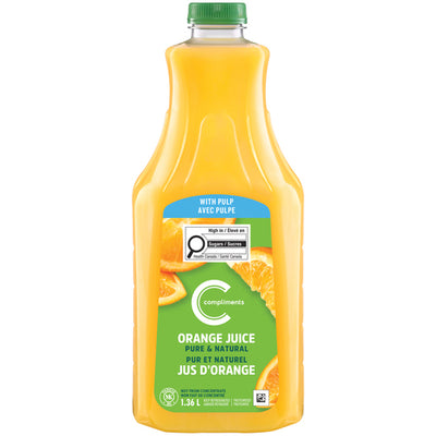 COMP ORANGE JUICE w/PULP 1.36L