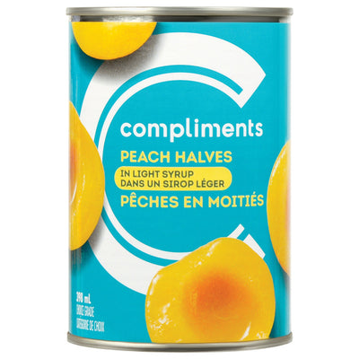 COMP PEACH HALVES LITE 398ml