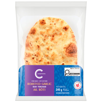 COMP ROASTED GARLIC NAAN [340 g]