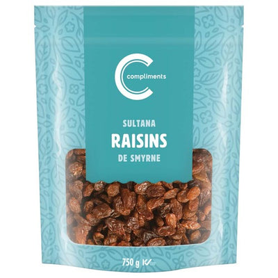 COMP SULTANA RAISINS 750g