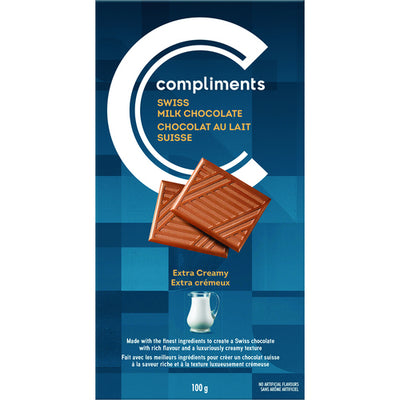 COMP SWISS MILK EX CRMY BAR [100 g]
