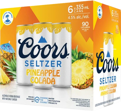 COORS SELTZ PINPLE COLADA 6pk [6 ea]
