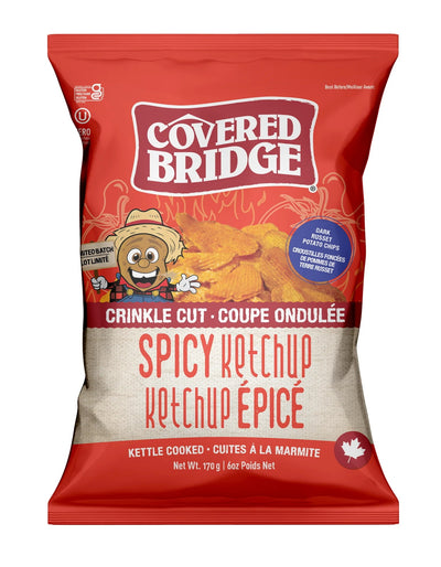 COVERED BRIDGE SPICY KETCHUP CHIPS 170g