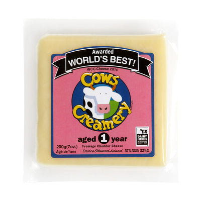 COWS CREAMY 1 YEAR CHEDDAR [200 g]