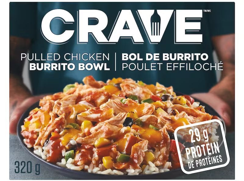 CRAVE BURRITO BOWL PULL CHICKN