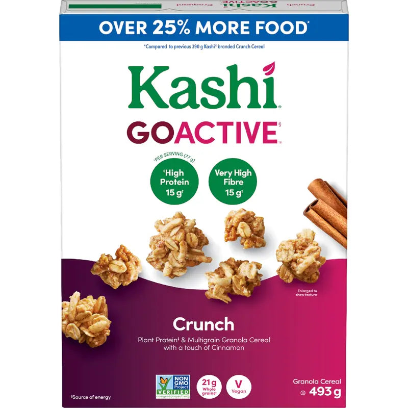 KASHI GO ACTIVE CRUNCH CEREAL [493 g]