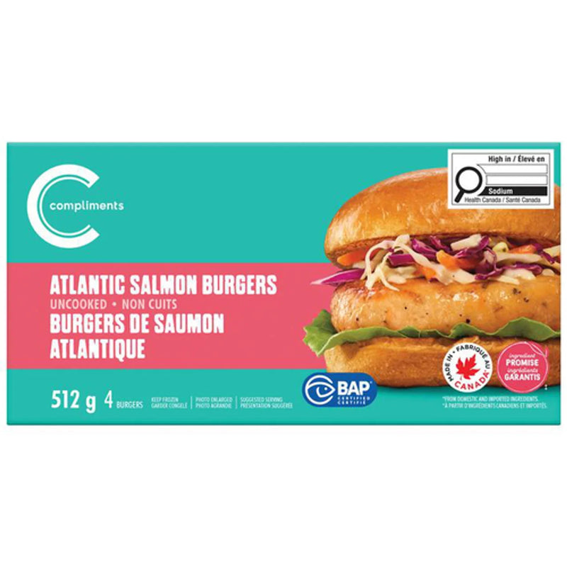 COMP ATLANTIC SALMON BURGER