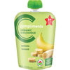 COMPLIMENTS ORAGANIC BANANA POUCH BABY FOOD 128ml