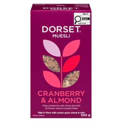 DORSET MUESLI CRANBERRY & ALMOND CEREAL 500g