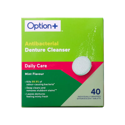 OPTN+ DENTURE CLNSR DAILY 40s