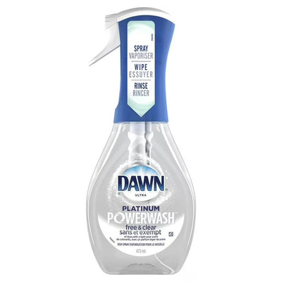 DAWN PLATINUM POWERWASH DISH SRPAY FREE CLEAR 473ml
