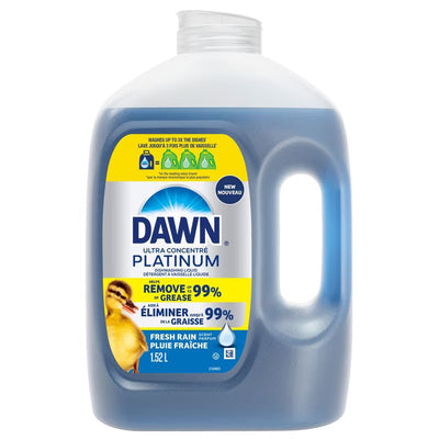 DAWN PLATINUM REFILL JUG DISH SOAP FRESH RAIN 1.52L