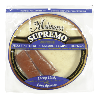 MOLINAROS PIZZA KIT DEEP DISH [890 g]