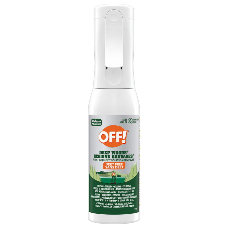 OFF DEEP WOODS INSECT REPELLENT DEET FREE 170g