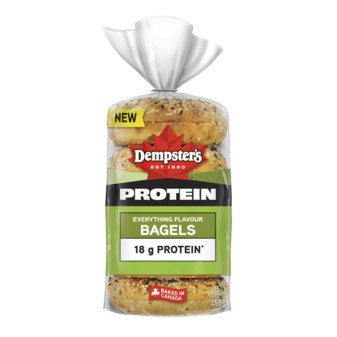 DEMP BAGELS EVERYTHING & PROTE [450 g]