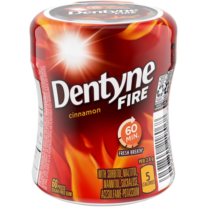 DENTYNE FIRE CINNAMON BOTTLE [60 pcs]