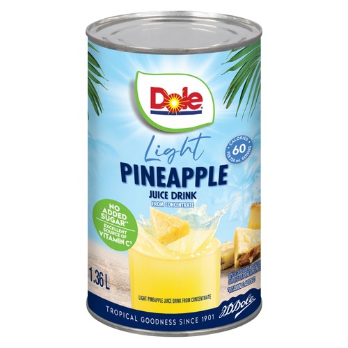 DOLE LIGHT PINEAPPLE JUICE 1.36L