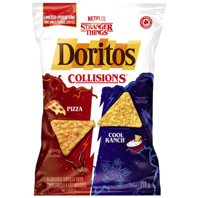 DORITOS COLLISIONS PIZZA & COOL RANCH CHIPS 210g