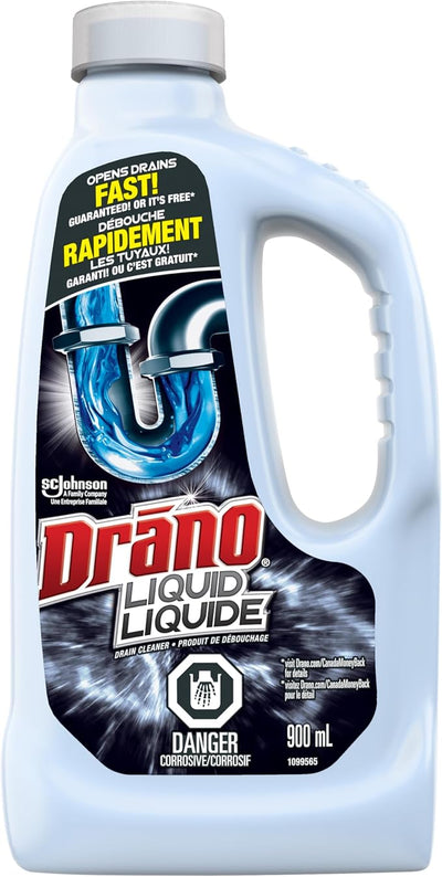 DRANO LIQ DRAIN CLEANER 900ml