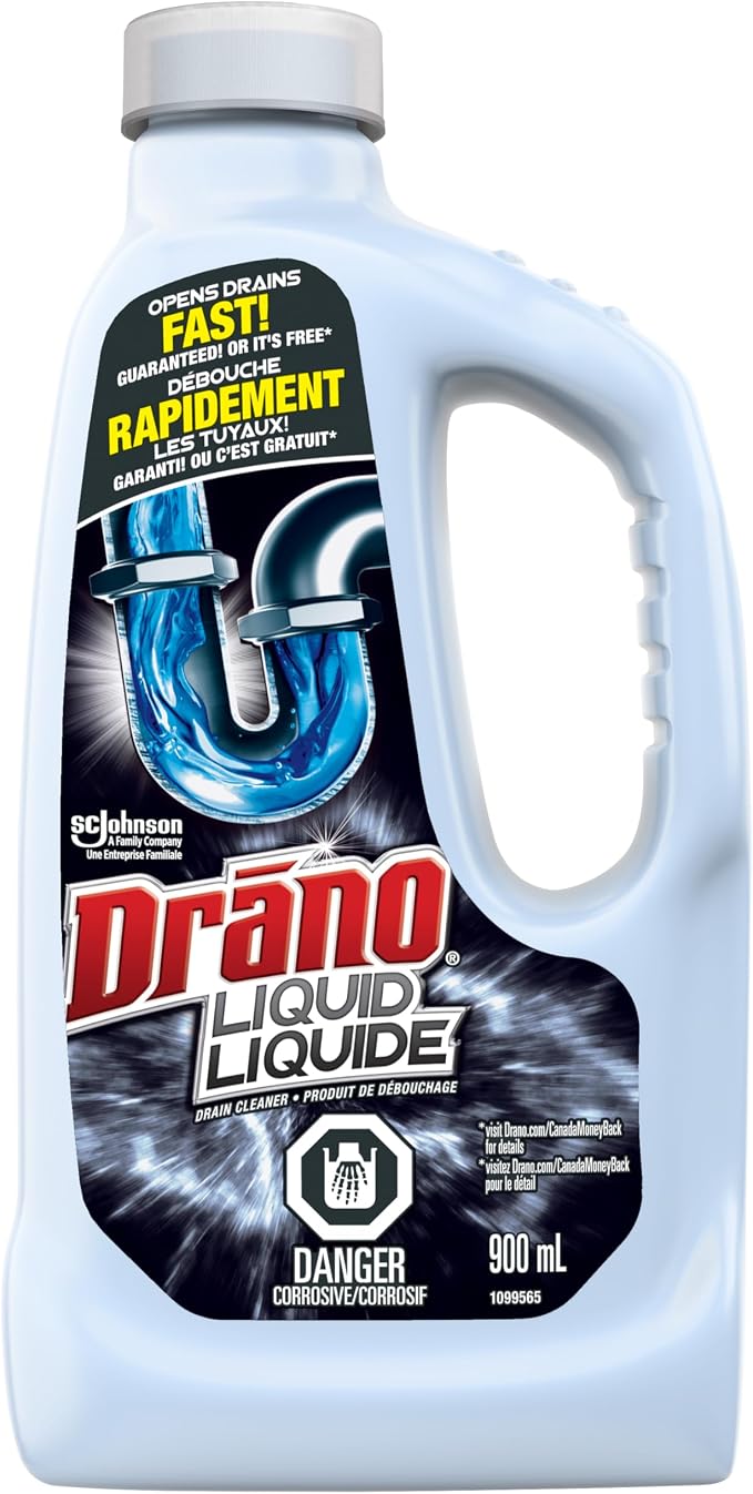 DRANO LIQ DRAIN CLEANER 900ml