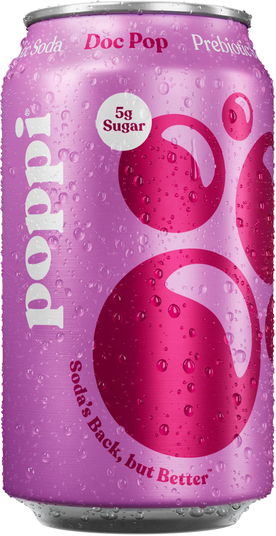 POPPI RAPSBRRY ROSE SODA 355ml