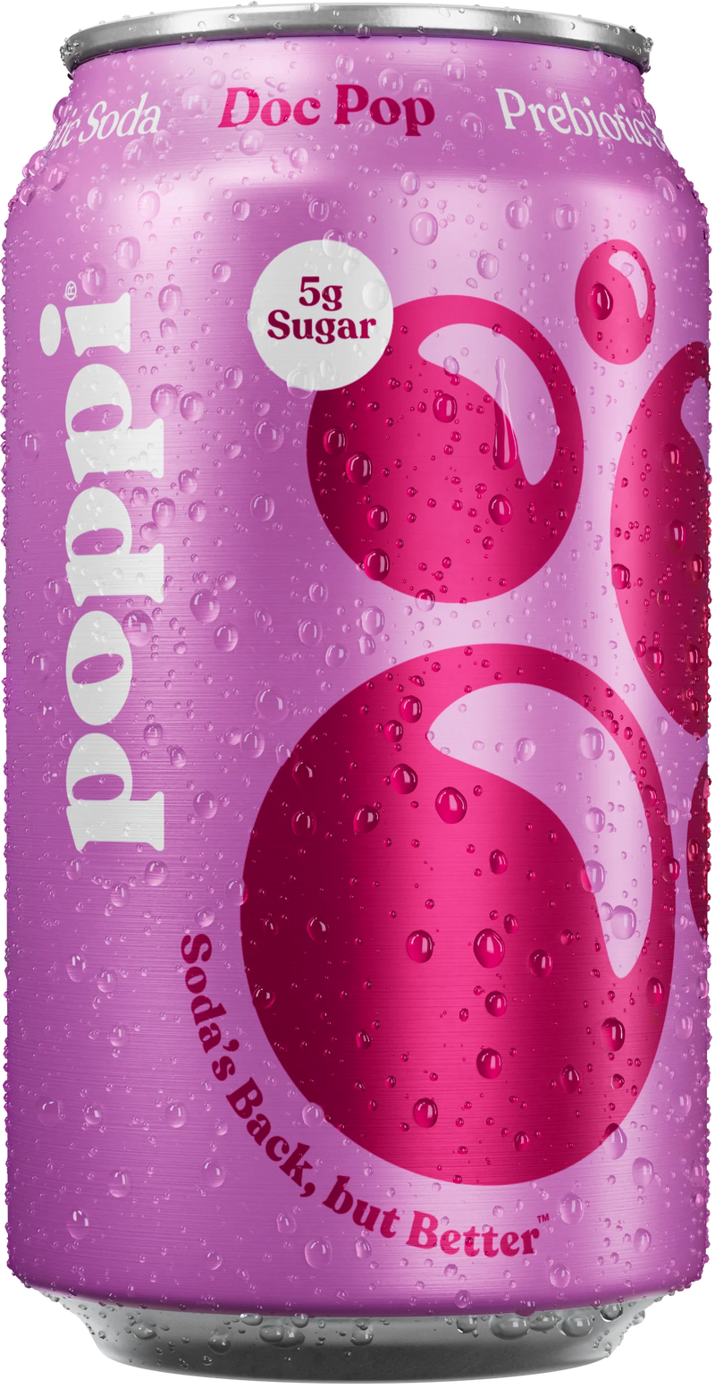 POPPI RAPSBRRY ROSE SODA 355ml