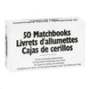 EDDY LITE BOOK MATCHES WHITE [50 ea]