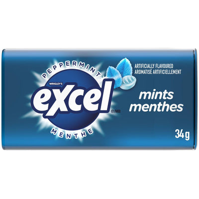 EXCEL MINTS PEPPERMINT 34g