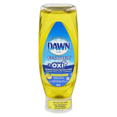 DAWN ULTRA OXI EZ-SQUEEZE DISH SOAP LEMON SCENT 535ml