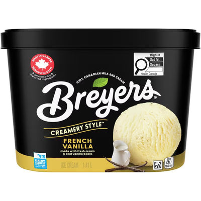 BREYERS CREAMERY STYLE FRNCH VANILLA ICE CREAM 1.41L